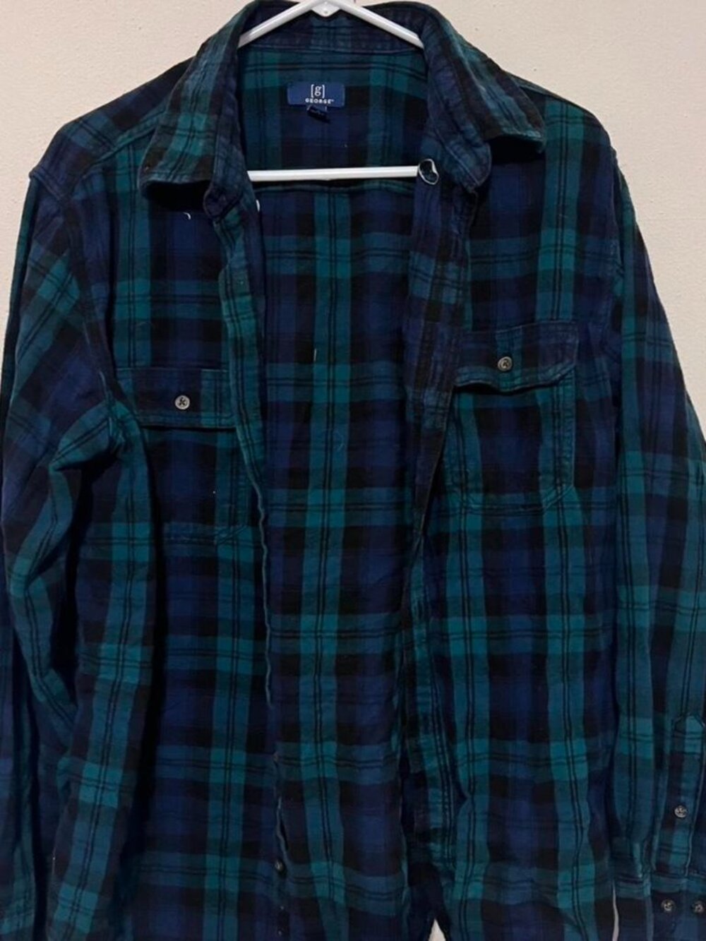 Blue/Green George Flannel